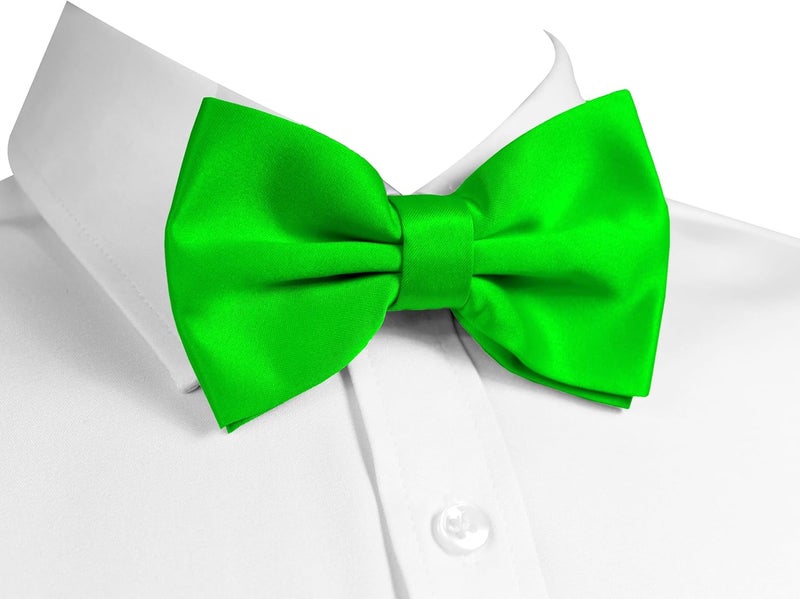Trilece Bow Ties for Men - Mens Solid Color Formal Pre Tied Bowtie and Pocket Square Sets - Mens Bowties Bow Tie Sets - Image 2